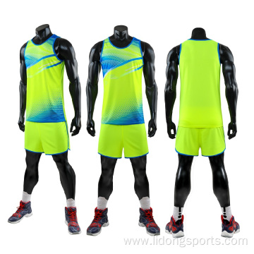 wholesale unisex track and field sportswear 2 piece